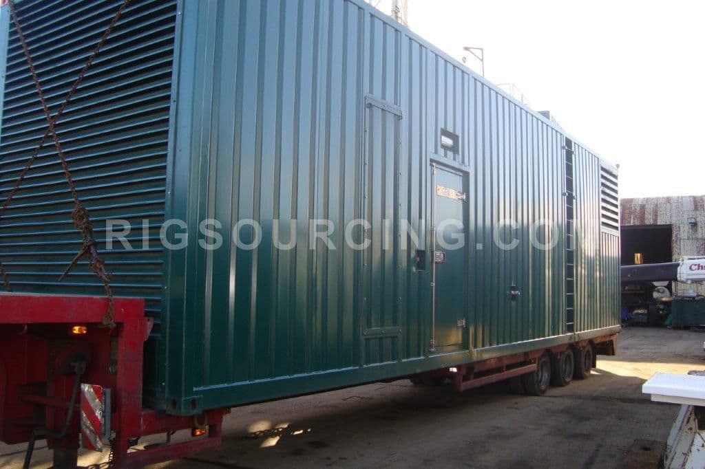 CAT C32 generator enclosure