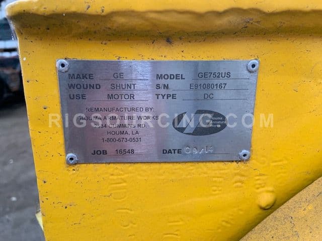 GE752US2 motor detail